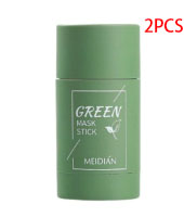 Cleansing Green Tea Mask Clay Stick Oil Control Anti-Acne Whitening Seaweed Mask Skin Care